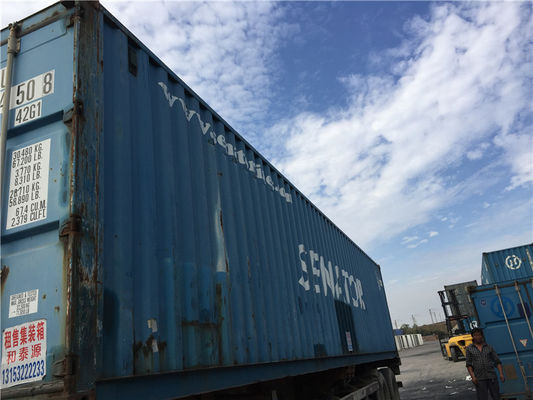 Trung Quốc Hộp đựng vận chuyển bằng tay thứ hai màu xanh 20 &amp;#39;/ thùng thép cũ nhà cung cấp