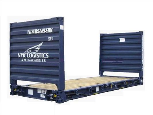 Trung Quốc Kim loại được sử dụng Flat Rack Containers / 8 X ​​20 Vận chuyển Container Cho Bán nhà cung cấp