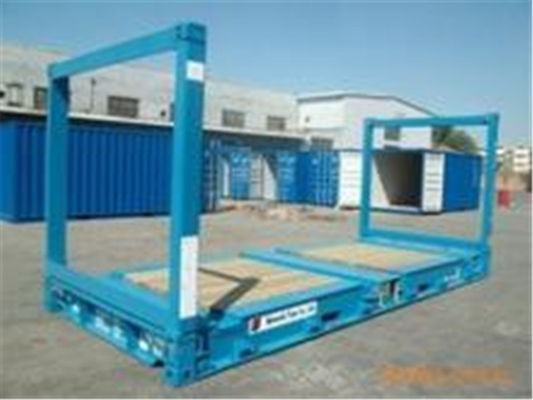 Trung Quốc Thép 20gp khô được sử dụng Flat Rack Containers / Flat Rack Vận chuyển Container nhà cung cấp