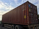 45HQ Second Hand Hàng High Cube Vận chuyển Container RED màu nhà cung cấp